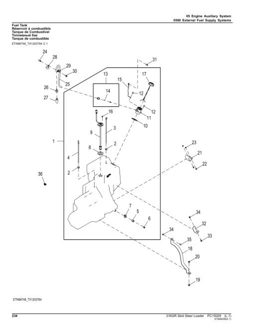 John Deere 316GR Skid Steers (G298752-) Parts Catalog Manual - PC15029 - Image 3