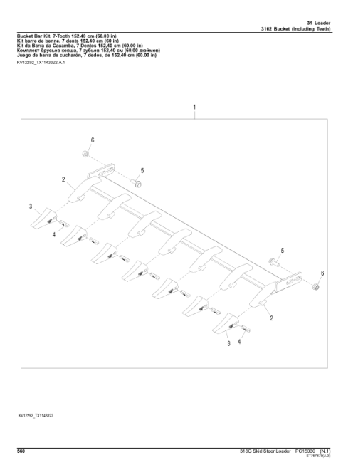 John Deere 318G Skid Steers (SN 1T0318G_G298752-) Parts Catalog Manual - PC15030 - Image 4