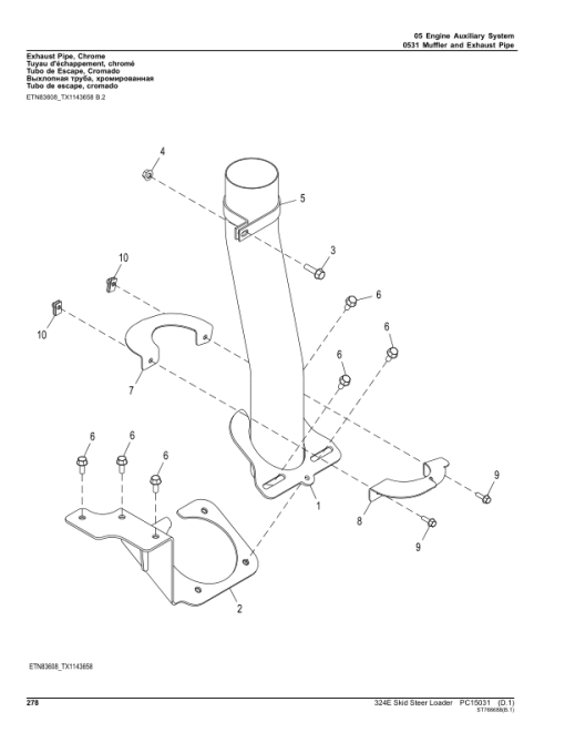 John Deere 324E Skid Steers (SN 1T0324E_G297141-) Parts Catalog Manual - PC15031 - Image 3