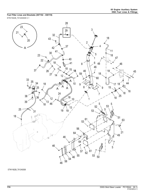 John Deere 330G Skid Steers (SN 1T0330G_ F300253-387880) Parts Catalog Manual - PC15044 - Image 2