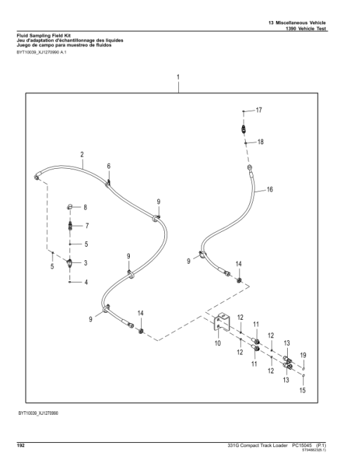 John Deere 331G Skid Steers (SN 1T0331G_ F300253-387880) Parts Catalog Manual - PC15045 - Image 3