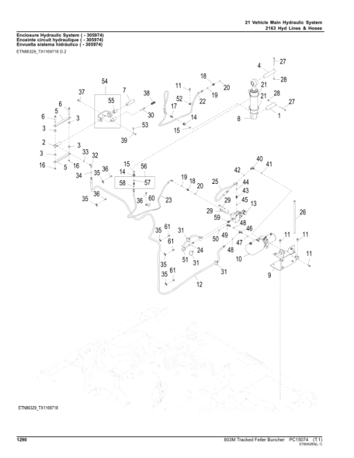 John Deere 803M Tracked Feller Bunchers (SN F293917- & L343918-) Parts Catalog Manual - PC15074 - Image 3