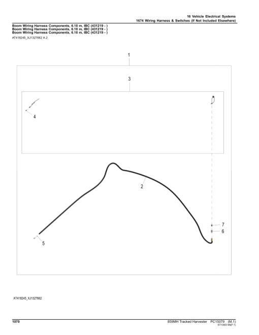 John Deere 859MH Tracked Harvesters (SN F293764 - & L343926-) Parts Catalog Manual - PC15079 - Image 3