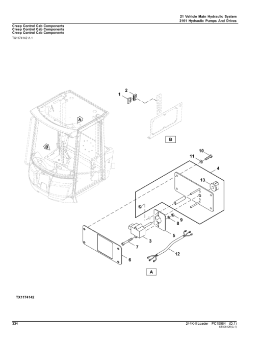 John Deere 244K-II Loaders (SN 1LU244KT_B042870-) Parts Catalog Manual - PC15084 - Image 3