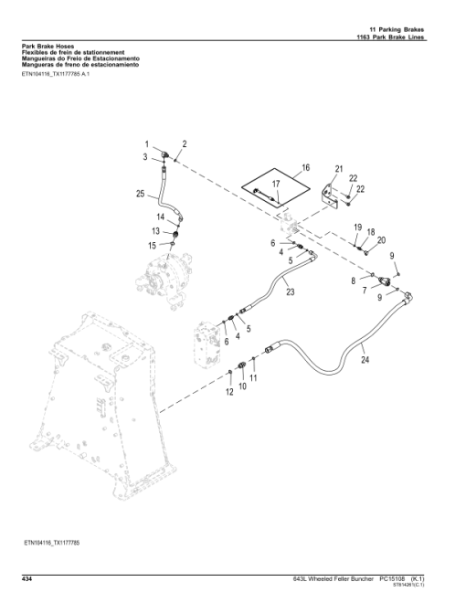 John Deere 643L Wheeled Feller Bunchers (SN 1DW643LX_ _D679126-) Parts Catalog Manual - PC15108 - Image 4