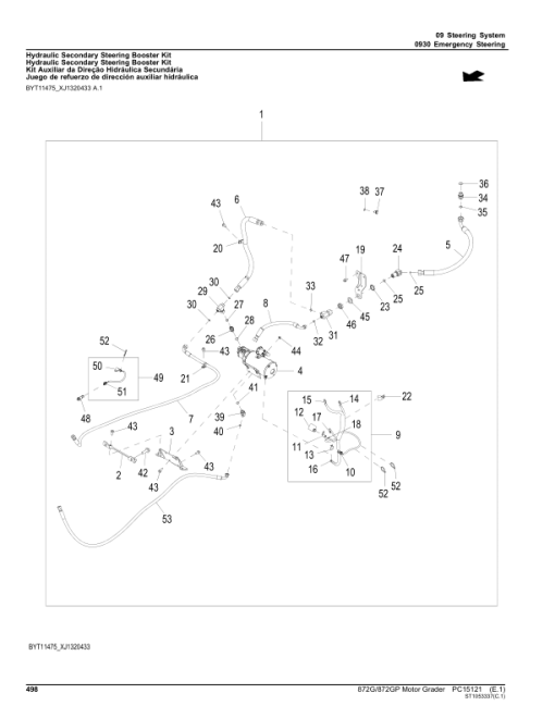 John Deere 872G, 872GP Motor Graders (SN C678818 - & D678818 -) Parts Catalog Manual - PC15121 - Image 2