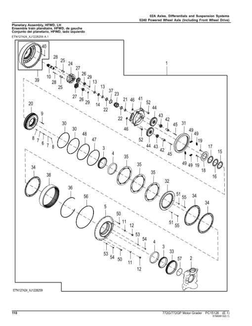 John Deere 772G, 772GP Motor Graders (SN 1DW772GX_ F678818-680877) Parts Catalog Manual - PC15126 - Image 4