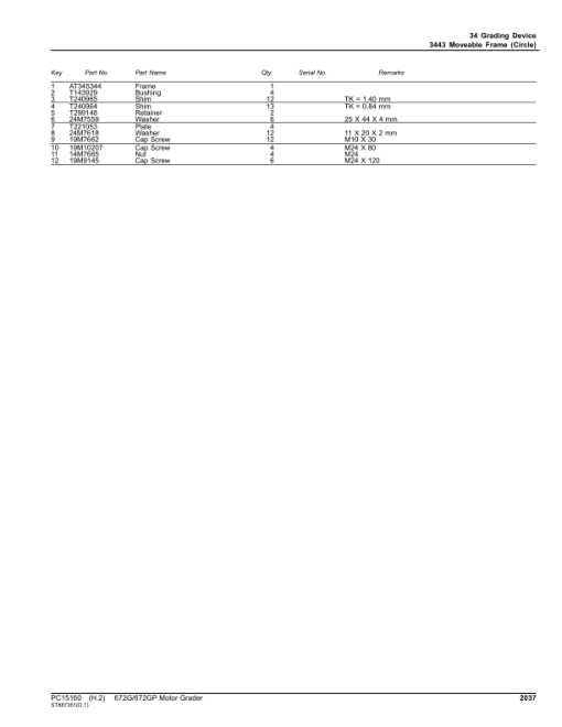 John Deere 672G, 672GP Motor Graders (SN C680878 -& D680878-) Parts Catalog Manual - PC15160 - Image 4