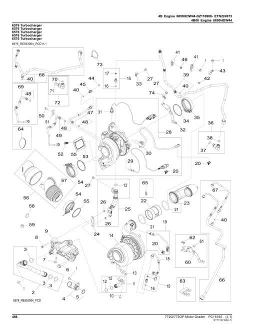 John Deere 772G, 772GP Motor Graders (SN F680878 - & L700954 -) Parts Catalog Manual - PC15165 - Image 4