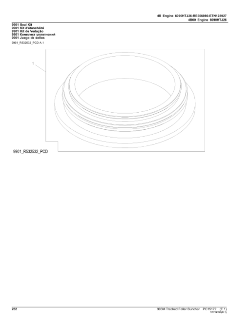 John Deere 903M Tracked Feller Bunchers (SN C317982- &D317982-) Parts Catalog Manual - PC15172 - Image 4