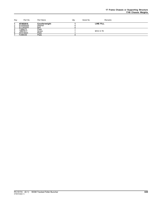 John Deere 953M Tracked Feller Bunchers (SN C317982- & D317982-) Parts Catalog Manual - PC15174 - Image 4