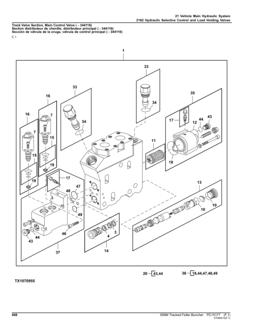 John Deere 959M Tracked Feller Bunchers (SN F317982- & L317982-) Parts Catalog Manual - PC15177 - Image 4