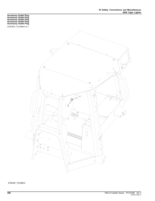 John Deere 750J-II Crawler Dozers (SN 1BZ750JA__DXXXXXX-) Parts Catalog Manual - PC15188 - Image 4