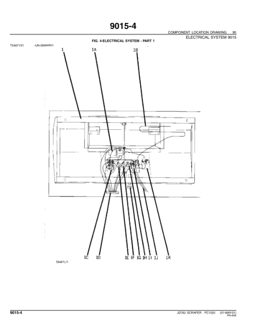 John Deere 762 Scrapers Parts Catalog Manual - PC1520 - Image 4