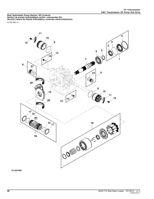 John Deere 320G Skid Steers (SN 1T0320G_ J328658-) Parts Catalog Manual - PC15212 - Image 4