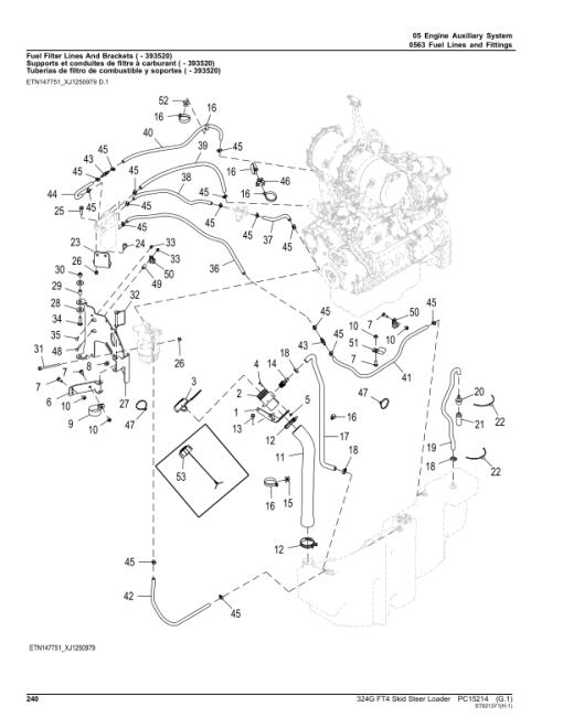 John Deere 324G Skid Steers (SN 1T0324G_ J328658-) Parts Catalog Manual - PC15214 - Image 4