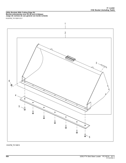 John Deere 325G Skid Steers (SN 1T0325G_ J328658-) Parts Catalog Manual - PC15216 - Image 3