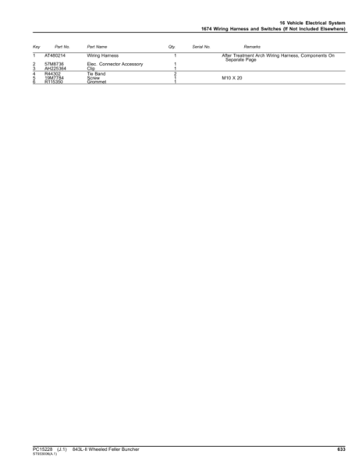 John Deere 843L-II Wheeled Feller Bunchers (SN 1DW843L_  F690815-) Parts Catalog Manual - PC15228 - Image 4