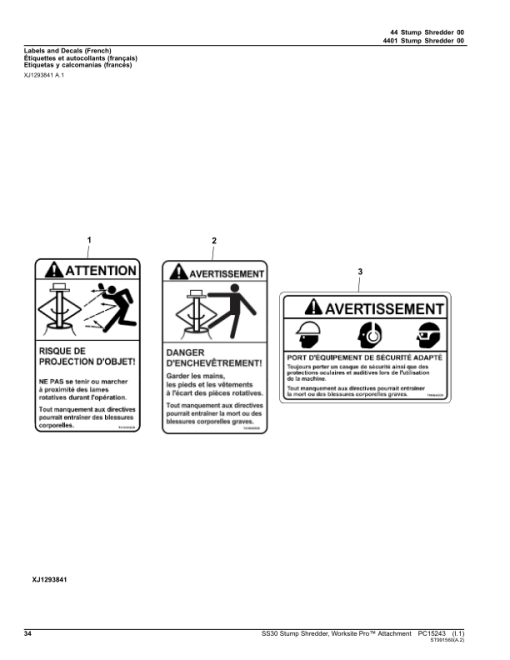 John Deere SS30 Skid Steers Parts Catalog Manual - PC15243 - Image 2