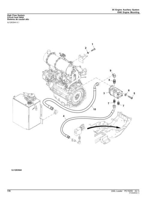 John Deere 244L Loaders (SN 1LU244L_ B047716-) Parts Catalog Manual - PC15250 - Image 4