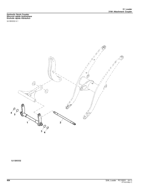 John Deere 324L Loaders (SN 1LU324L_ B047716-) Parts Catalog Manual - PC15251 - Image 4