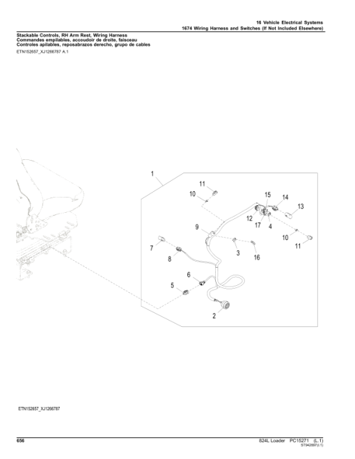 John Deere 824L Loaders (SN F697293- & L697293-) Parts Catalog Manual - PC15271 - Image 2