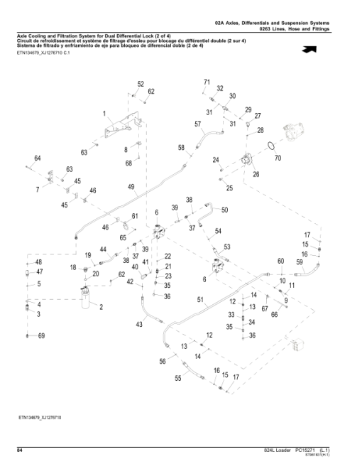 John Deere 824L Loaders (SN F697293- & L697293-) Parts Catalog Manual - PC15271 - Image 3