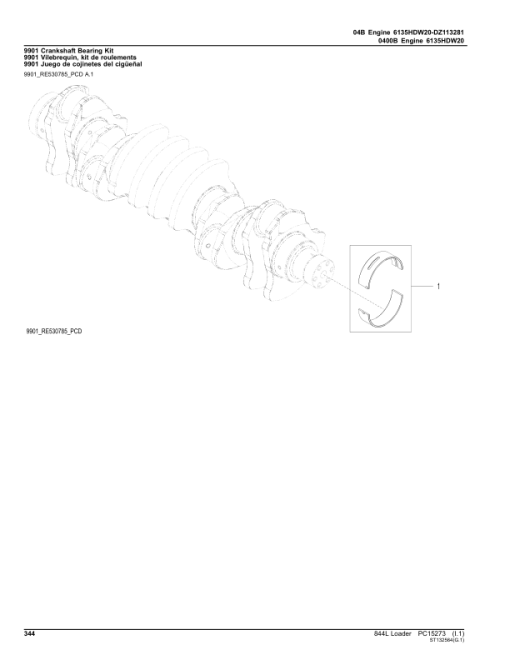 John Deere 844L Loaders (SN F697293- & L697293-) Parts Catalog Manual - PC15273 - Image 4