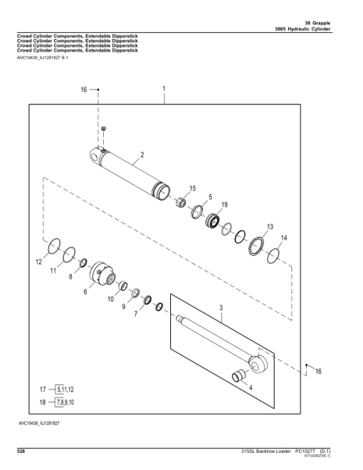 John Deere 315SL Backhoe Loaders (SN C005000-005107) Parts Catalog Manual - PC15277 - Image 4