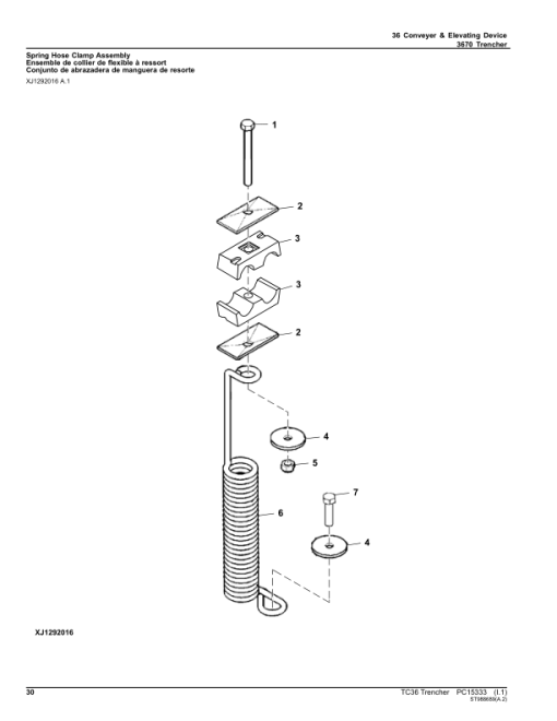 John Deere TC36 Trenchers (SN 1T0TC36X_ _0000001-) Parts Catalog Manual - PC15333 - Image 4