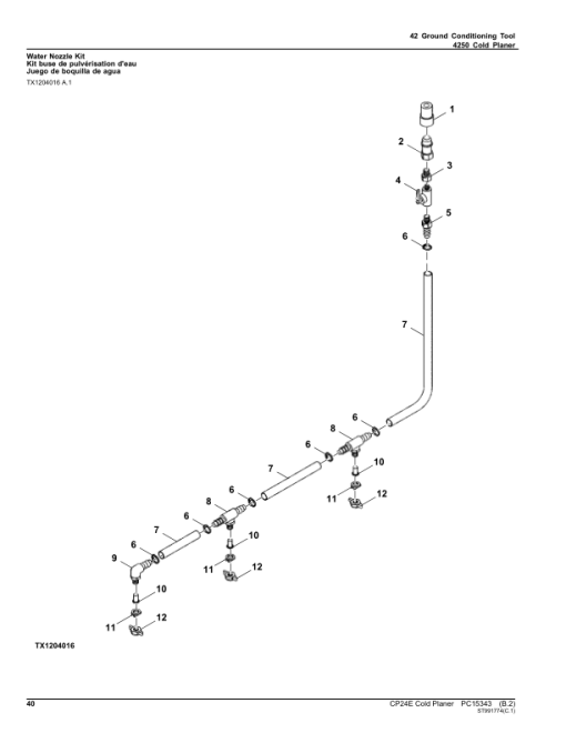 John Deere CP24E Cold Planers (SN 1T0CP24EJ_L0000001) Parts Catalog Manual - PC15343 - Image 3