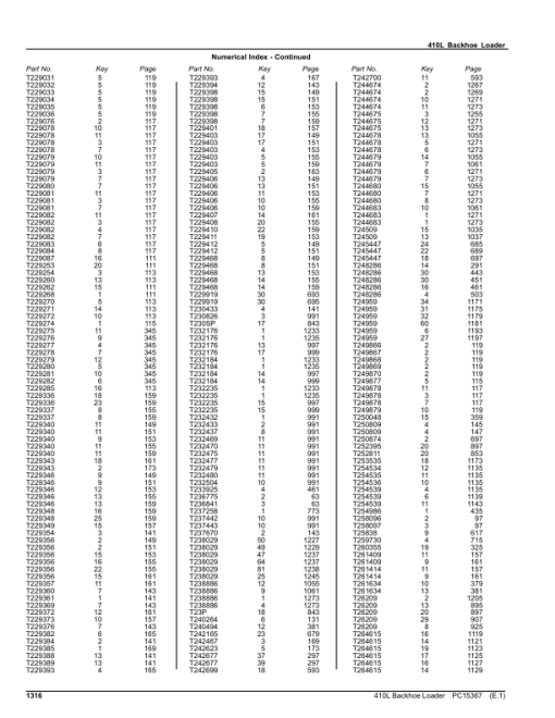 John Deere 410L Backhoe Loaders (SN 1T0410LX_ _C390996-) Parts Catalog Manual - PC15367 - Image 3