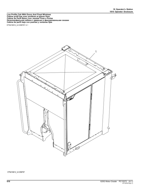 John Deere 620G Motor Graders Parts Catalog Manual - PC15372 - Image 2