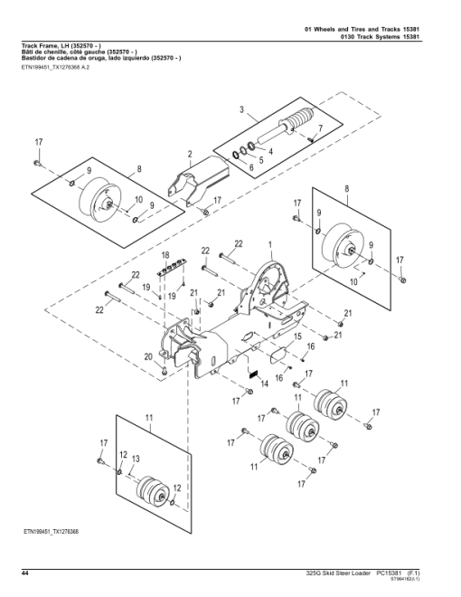 John Deere 325G Skid Steers (SN 1T0325G_J387407-) Parts Catalog Manual - PC15381 - Image 2