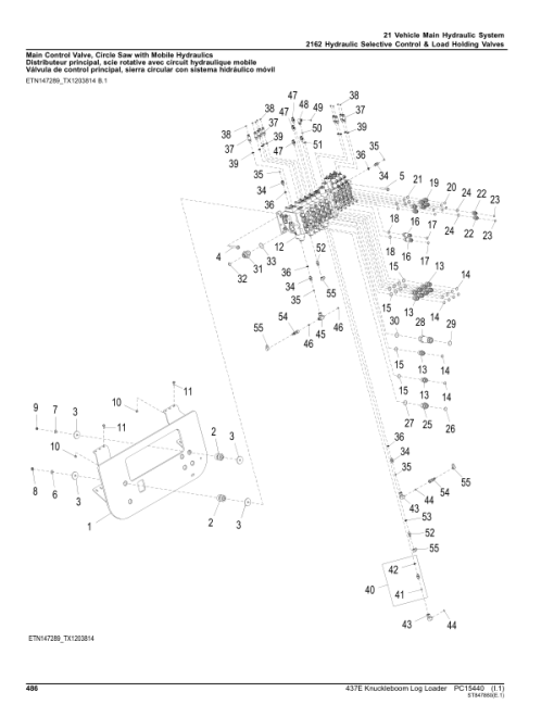 John Deere 437E Knuckleboom Loader (SN 1T0437E_L429856-) Parts Catalog Manual - PC15440 - Image 4