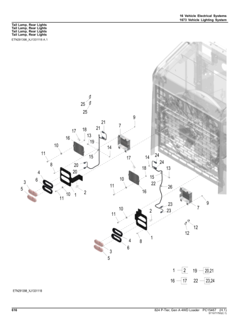 John Deere 824 P Gen A Loaders (SN D_05963- & L_05963-) Parts Catalog Manual - PC15467 - Image 4