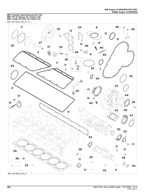 John Deere 904 P Gen A Loaders (SN 1DW904PA_ _L_05963) Parts Catalog Manual - PC15469 - Image 4