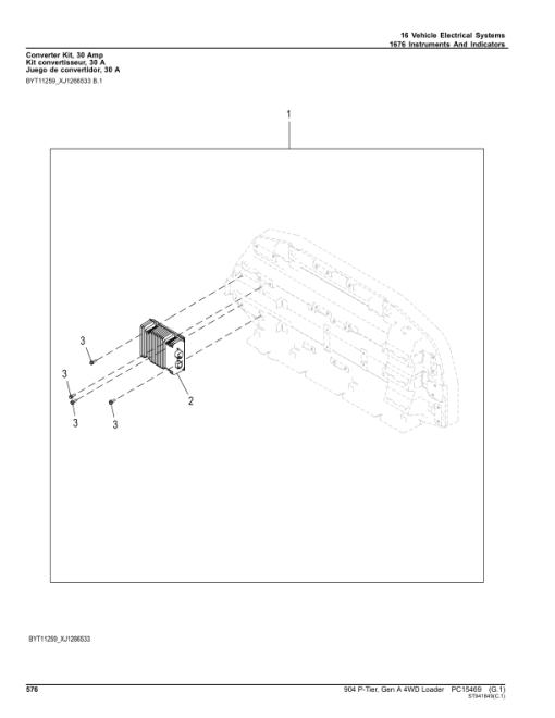 John Deere 904 P Gen A Loaders (SN 1DW904PA_ _L_05963) Parts Catalog Manual - PC15469 - Image 3