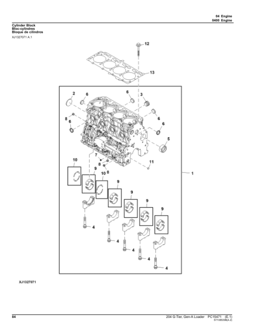 John Deere 204 G Loaders (SN 1LU204GA_ _B_67466-) Parts Catalog Manual - PC15471 - Image 3