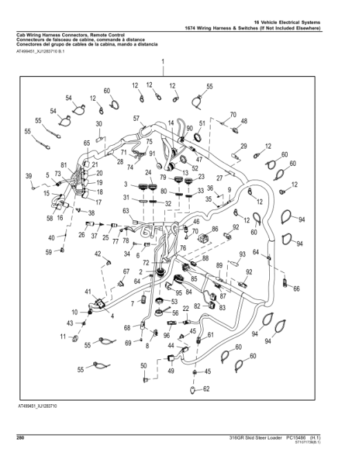 John Deere 316GR Skid Steers (SN 1P0316G _J435000) Parts Catalog Manual - PC15486 - Image 2