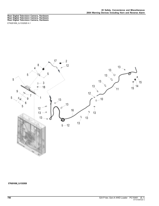 John Deere 524 P-TIER Loaders (SN 1DW524PA_ _L_18490) Parts Catalog Manual - PC15491 - Image 4