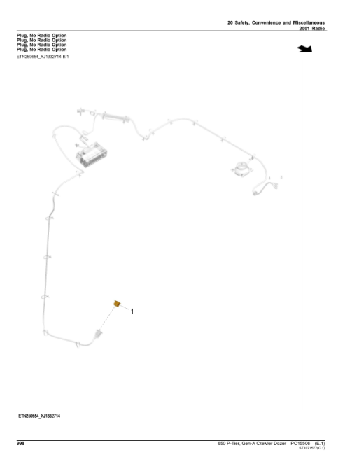 John Deere 650 P Crawler Dozers (SN D_018371- & L_01837-) Parts Catalog Manual - PC15506 - Image 4