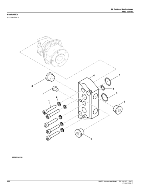 John Deere H425 Harvesting Heads (SN 1EJH425_0002001) Parts Catalog Manual - PC16167 - Image 3