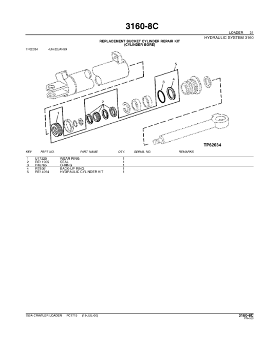 John Deere 755A Crawlers Parts Catalog Manual - PC1715 - Image 2