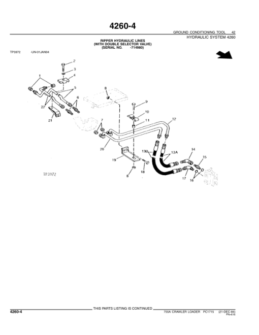 John Deere 755A Crawlers Parts Catalog Manual - PC1715 - Image 3