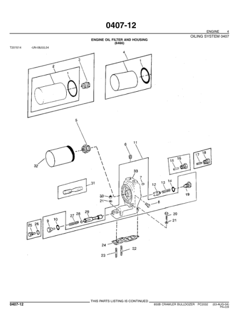 John Deere 850B Crawlers Parts Catalog Manual - PC2032 - Image 4