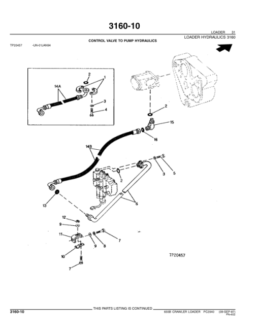 John Deere 655B Crawlers Parts Catalog Manual - PC2040 - Image 4