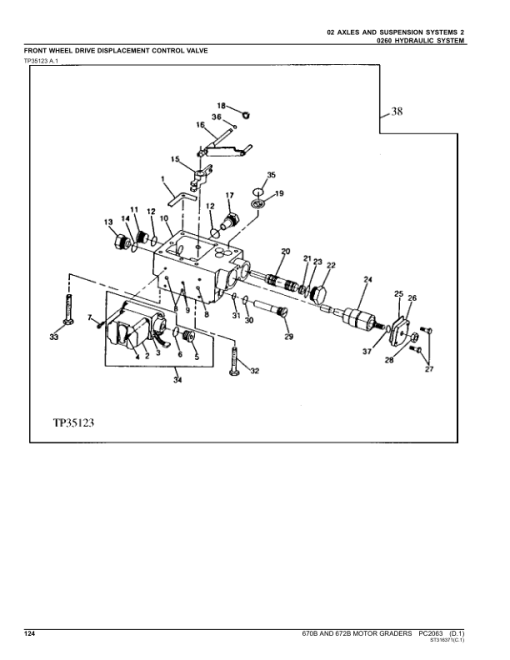 John Deere 670B, 672B Motor Graders Parts Catalog Manual - PC2063 - Image 4