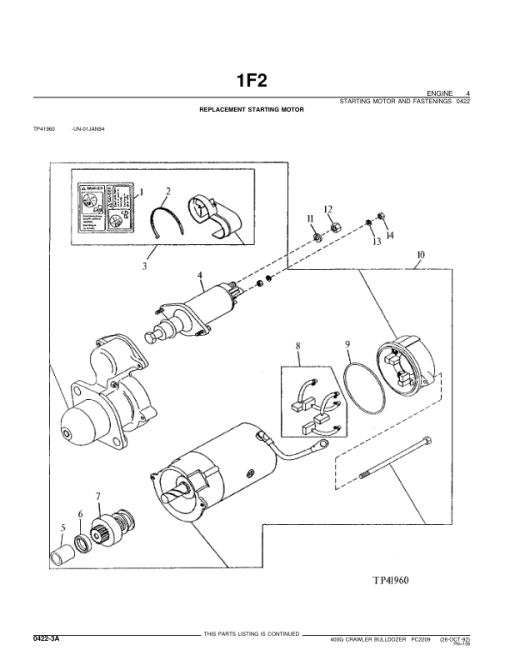 John Deere 400G Crawlers Parts Catalog Manual - PC2209 - Image 3