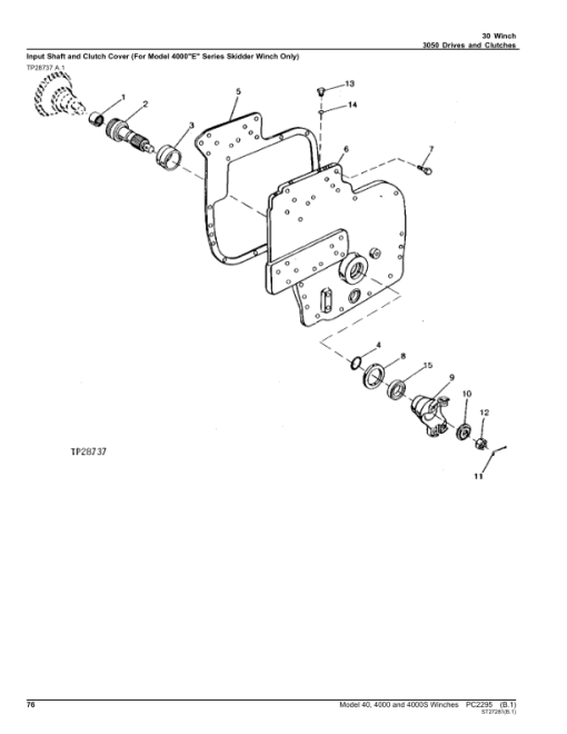 John Deere 40, 4000, 4000S (40 Winches) Parts Catalog Manual - PC2295 - Image 4